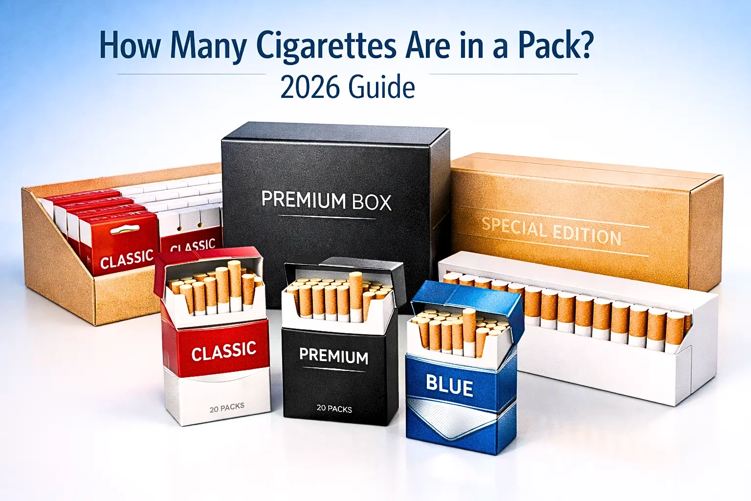 How Many Cigarettes Are in a Pack? Complete Guide for 2026